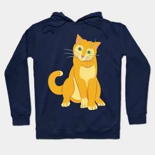 Yellow Tom Cat Hoodie